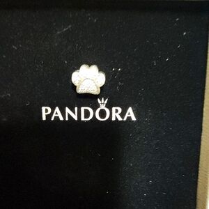 Pandora Paw Print Charm